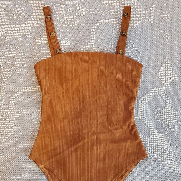 The East Order x REVOLVE bodysuit cocoa XS - Picture 2 of 12